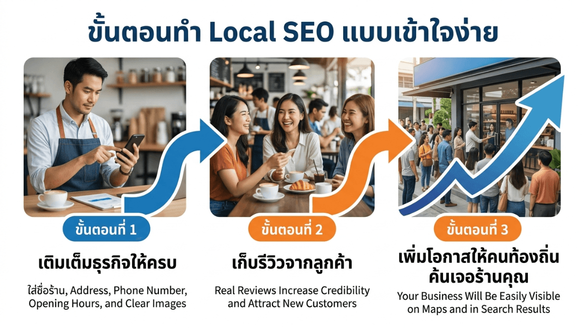 ทีมการตลาดกำลังประชุมวางแผนงานในคาเฟ่