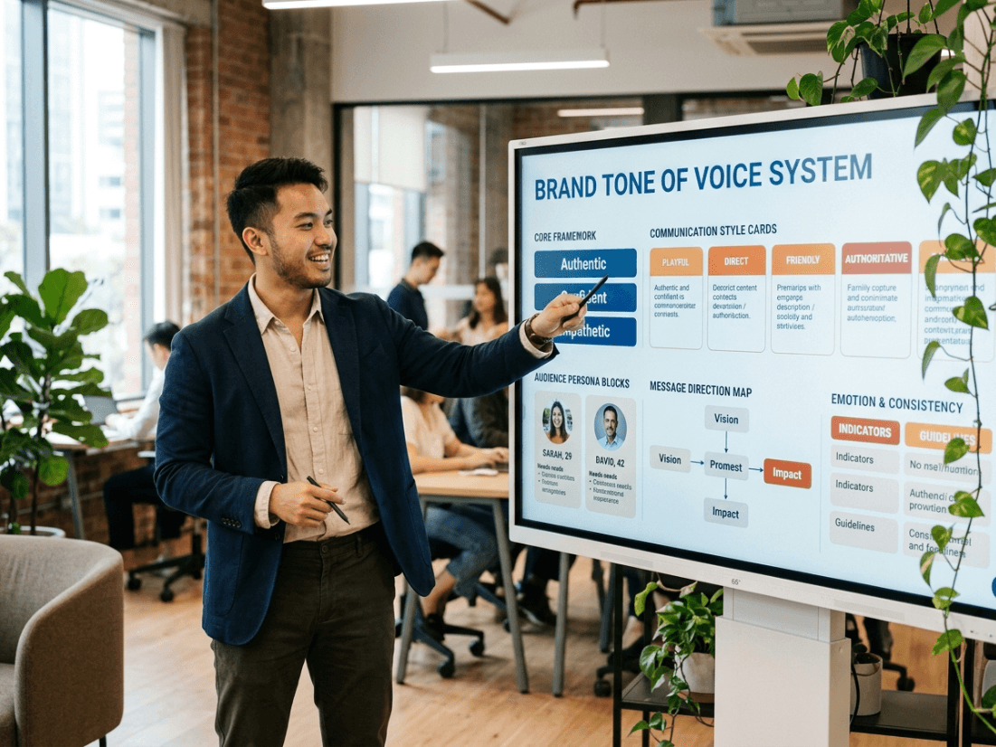 วิธีวาง Tone of Voice แบรนด์ให้สื่อสารชัดและลูกค้าจำได้