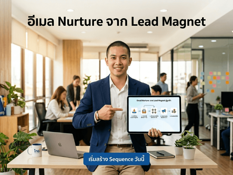 วิธีทำ Email Nurture จาก Lead Magnet ให้ลูกค้าพร้อมซื้อ