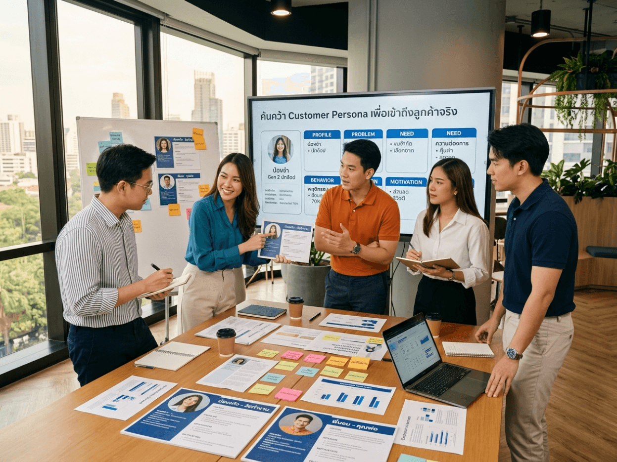วิธีวิจัย Customer Persona ให้การตลาดเข้าถึงลูกค้าตัวจริง