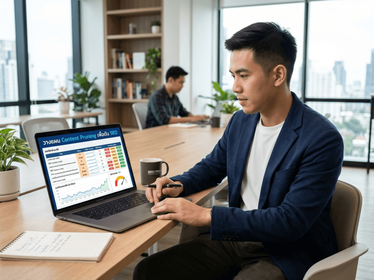 วิธี วางแผน Content Pruning จัดการเนื้อหาเก่าเพื่อดัน SEO