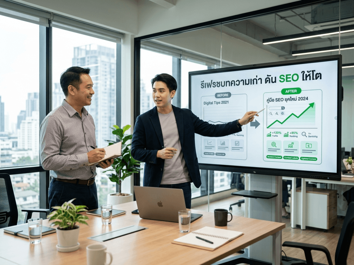 รีเฟรชบทความเก่า เทคนิคดัน SEO ให้เว็บโตโดยไม่ต้องเขียนใหม่
