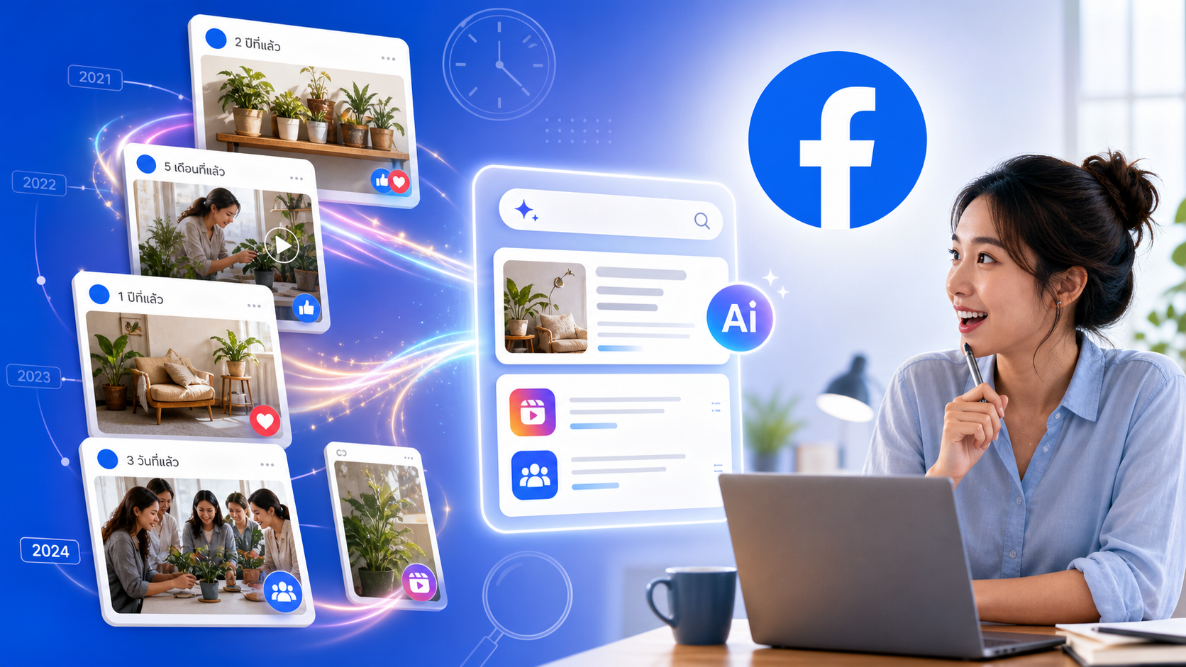 Facebook AI Mode เปลี่ยน Social SEO ให้โพสต์เก่ากลับมาสร้างลูกค้าได้อย่างไร